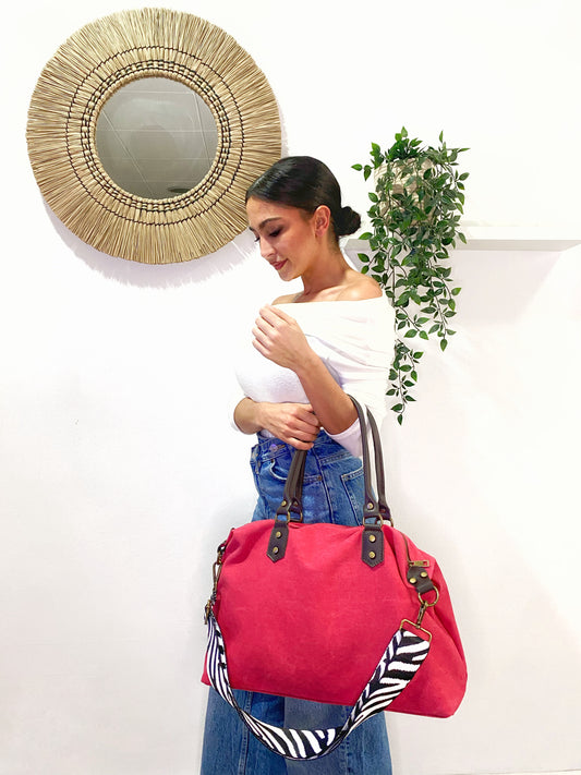 BOLSO ICONIC PERSONALIZABLE ROJO