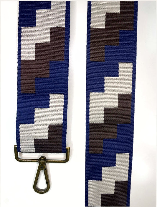 BANDOLERA ETNICA/ESTAMPADA AZUL CLASIC