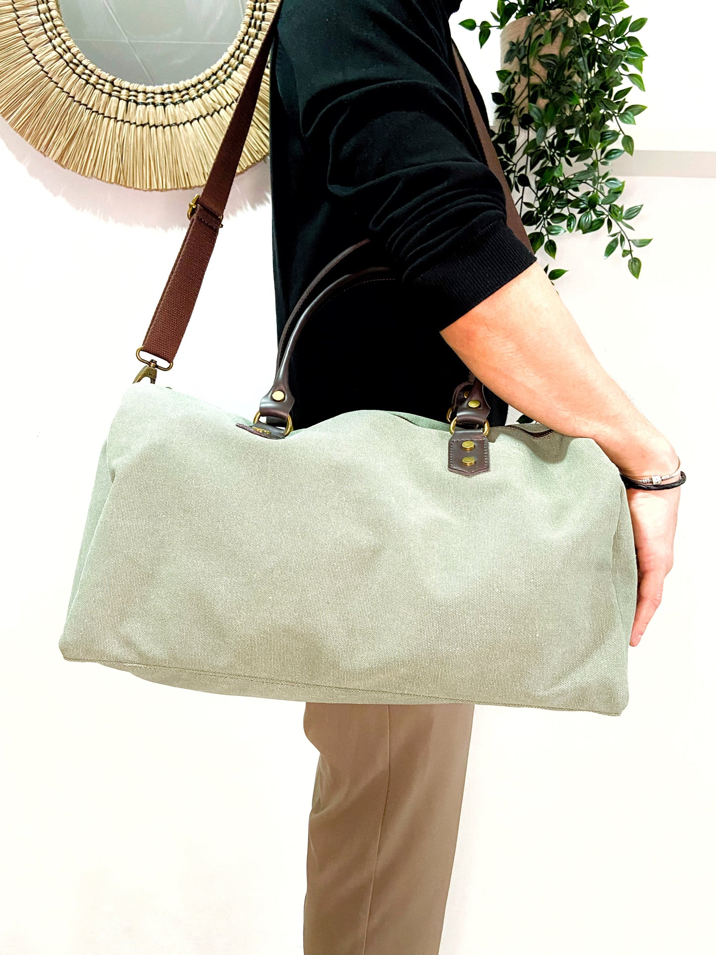 BOLSA DE VIAJE PERSONALIZABLE BASIC VERDE