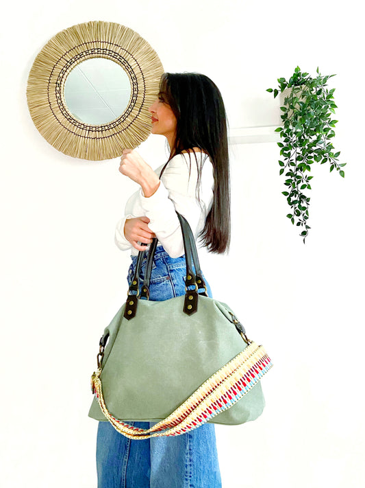 BOLSO ICONIC PERSONALIZABLE VERDE