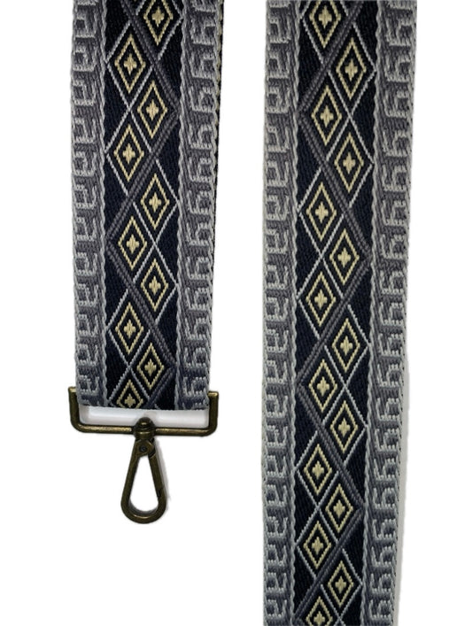 BANDOLERA ETNICA/ESTAMPADA NEGRO GRIS
