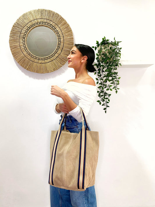 BOLSO PIEL VUELTA MOTION BEIGE